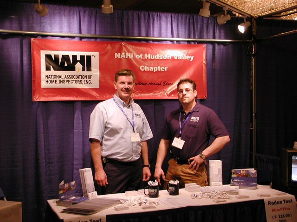 National Association of Home Inspectors chapter - NAHI of Hudson Valley NY - exhibits at Orange and Rockland Realtors Convention in New Windsor, NY. President - New York (NY) Home Inspector Igor Smetaniuk on left of photo.